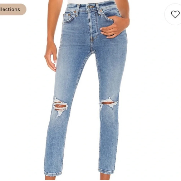 Re/Done Denim - Redone Originals Ultra high rise jean in fade away